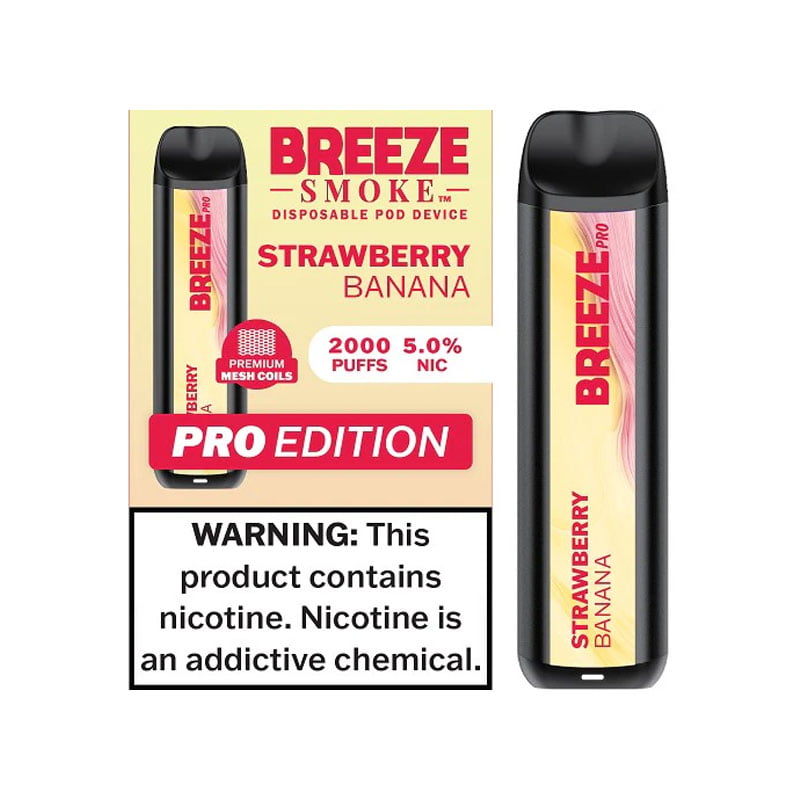 Breeze Pro Disposable Vape - Strawberry Banana