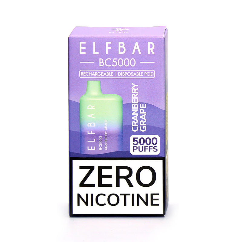 Elf Bar 5000 Puff Zero Nicotine Disposable Vape