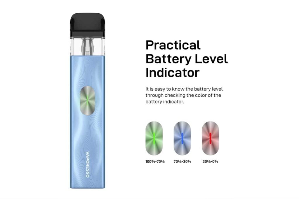 Vaporesso XROS 4 Mini LED indicator