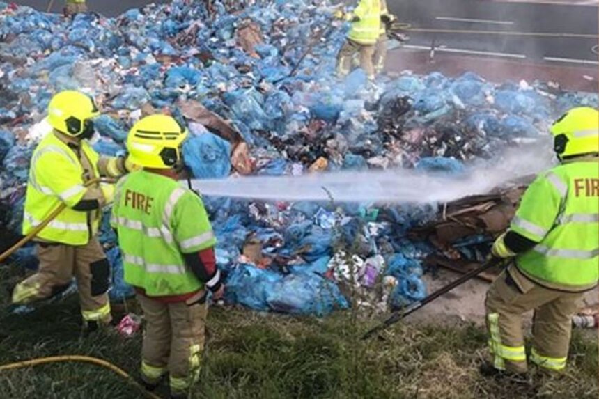 E-Cigarettes Cause Fire in Garbage Truck in Wales