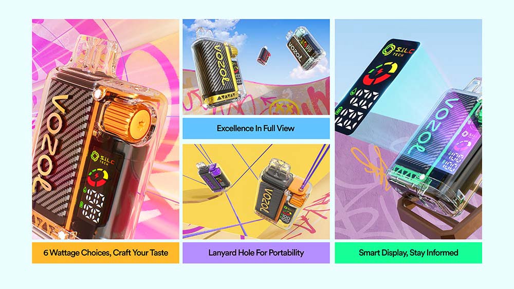 Vozol Vista 16000 disposable vape Features