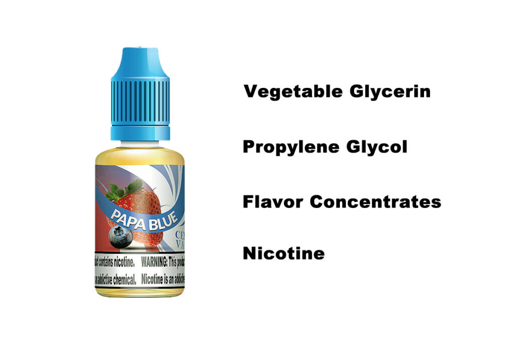 Composition of Vape Juice