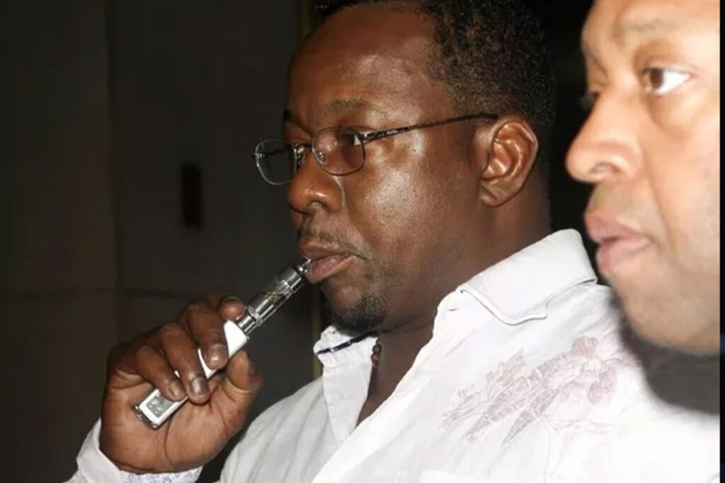 Bobby Brown vaping