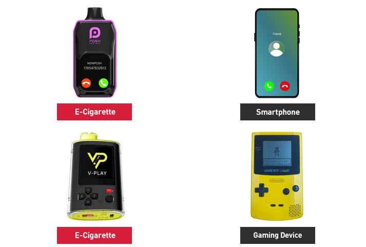 Imitation of smart device vape